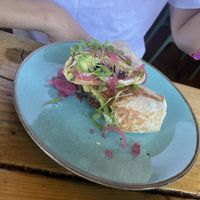 Vegan huevos rancheros   at Early Bird in Plymouth