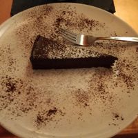 Vegan chocolate cake at Babi Como in Como