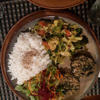 Lentils w/ spinachi medallion at Gosto Superior in Braga