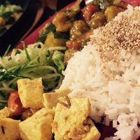 satueed tofu  at Gosto Superior in Braga