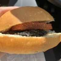 Sausage and Black Pudding Vegan Roll at The Glass Cafe in Edinburgh