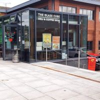 Outside. at The Glass Cafe in Edinburgh