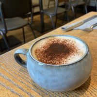 Oat cappuccino   at Lola's Bakery in North West London