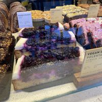 Vegan cakes and targa  at Lola's Bakery in North West London