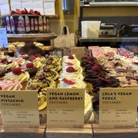 Vegan cupcakes   at Lola's Bakery in North West London
