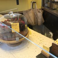 Vegan carrot and chocolate fudge cakes!  at Lola's Bakery in North West London