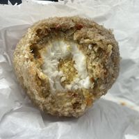 Vegan scotch egg!!!!  at Llangollen Oggie Shop & Fine Foods in Llangollen