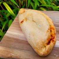Spiced Veg Pasty. at Llangollen Oggie Shop & Fine Foods in Llangollen