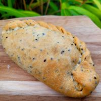 Vegan Curry Oggie. at Llangollen Oggie Shop & Fine Foods in Llangollen