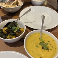 ‘Mains’ which were side dishes  at Mumbai Flavours in Alnwick
