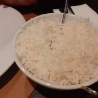 Steamed rice at Mumbai Flavours in Alnwick