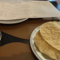 Poppadum & dips  at Mumbai Flavours in Alnwick