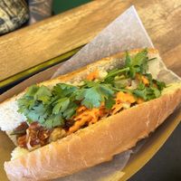 Jackfruit, soft bbq sauce   at Blended Bistro & Boba in Orlando