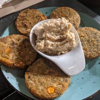 Falafel with hummus at Allas Souvlaki & More in Paros