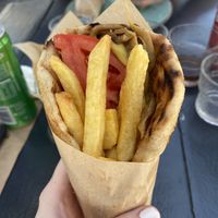   at Allas Souvlaki & More in Paros
