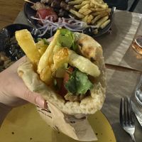   at Allas Souvlaki & More in Paros