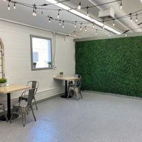 Cute indoor dining area at Churros Tinoco in East Dundee
