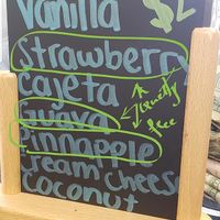 Flavors at Churros Tinoco in East Dundee