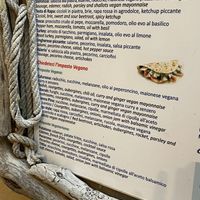 Carta  at La Piadina del Pozzo in Alghero
