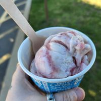 New strawberry marshmallow nondairy at Ben & Jerry's in Canton