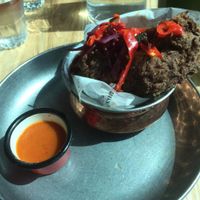 Seitan wings at Backyard in Bristol