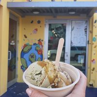 Pistachio and caramel at Nabati in Miami