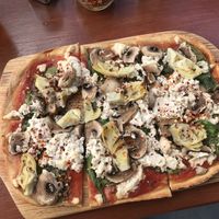 Del Huerto with “vegan cheese”  at Wild in Guatemala City