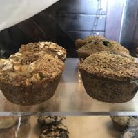 Blueberry muffins and I don’t know the other one  at Val's Vegan Bake Shop in Hollywood