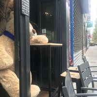 Outside at Sunday's Coffee in Paris