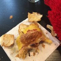 Cheese and ham croissant at Sunday's Coffee in Paris