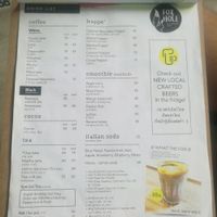 Menu 2 at Foxhole BKK in Bangkok