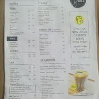 Menu 3 at Foxhole BKK in Bangkok