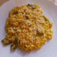 Risotto con asparagi e porri at Circolo Arci Impatto Zero in Pavia