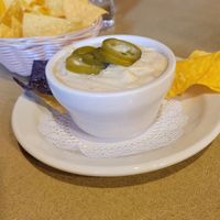Vegan queso! at The Pepper Sisters in Bellingham