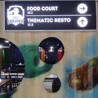 NEW LOCATION: in food court at level 1, Cafe Prajurit at Velan Express in Surabaya