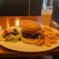 Vegan Fyllaburger (or something like that). Excited to come back at Inside Kong Oscar Stavanger in Stavanger