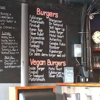7 options of vegan burgers at Inside Kong Oscar Stavanger in Stavanger