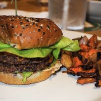 Double cheeseburger   at True Food Kitchen in Phoenix