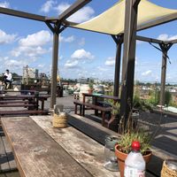Outside terrace at Hotel Casa in Amsterdam