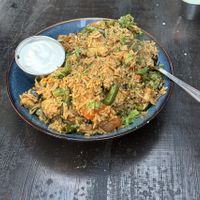vegetable biryani   at Lendav Taldrik in Tallinn