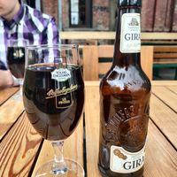 One of Lithuania's traditional non alcoholic beverages - gira at Uzupio Kavine in Vilnius