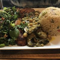 Chickpea curry at TRIBE in South West London