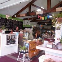 Shop front at Santos. at Santos Health Foods & Cafe in Byron Bay