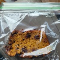 Pumpkin Chocolate Chip Cake Loaf at Frannie's Vegan Cafe in Johnson City