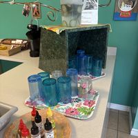   at Frannie's Vegan Cafe in Johnson City