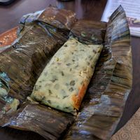 Best vegan tamales in the city! at Veggicano Plant Based in Mexico City