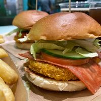 Amazing food! Price is so reasonable for the amount you get. Very high quality. Friendly staff :-) at Vedang - green burger | Alexa in Berlin