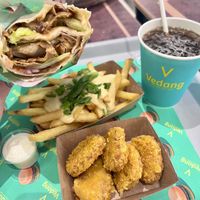 Doner wrap and nuggets 10/10  at Vedang - green burger | Alexa in Berlin