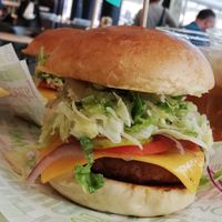 BBQ burger at Vedang - green burger | Alexa in Berlin