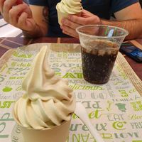Vanilla ice cream and Vedang Cola 💚💚💚 at Vedang - green burger | Alexa in Berlin